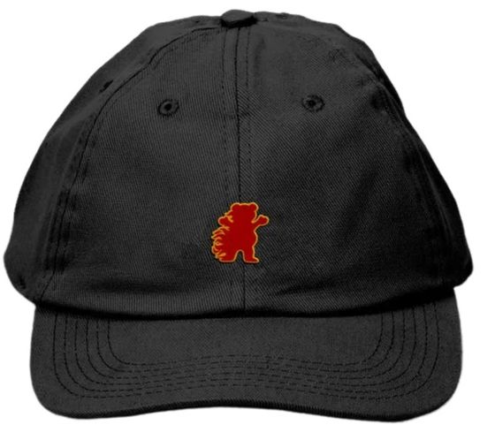 Grizzly Fire Flame Dad Cap adjustable cotton cap GMA2235A02 Black