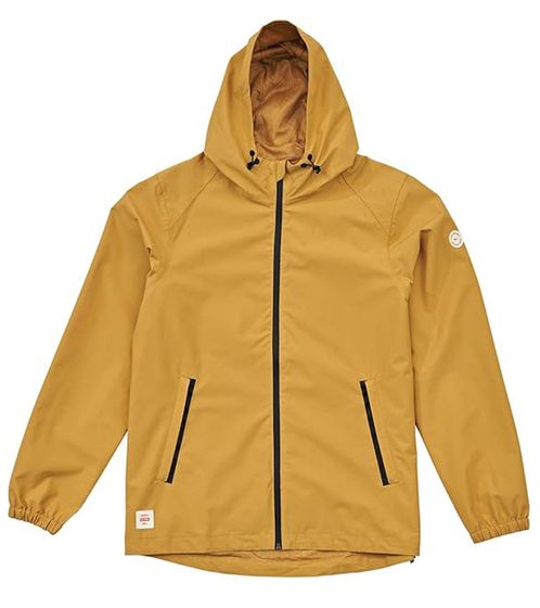 Veste de pluie Globe Breaker pour homme coupe-vent durable avec capuche GB02007001 jaune miel