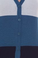 Chaqueta tipo cárdigan de mujer KangaROOS de punto fino con diseño color block rosa/gris o azul/rosa Chaqueta tipo cárdigan de mujer KangaROOS de punto fino con diseño color block rosa/gris o azul/rosa