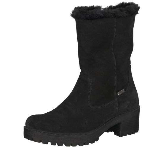 Bama bottines chaussures pour femmes en cuir véritable hydrofuges avec bama-tex 1085016 noir