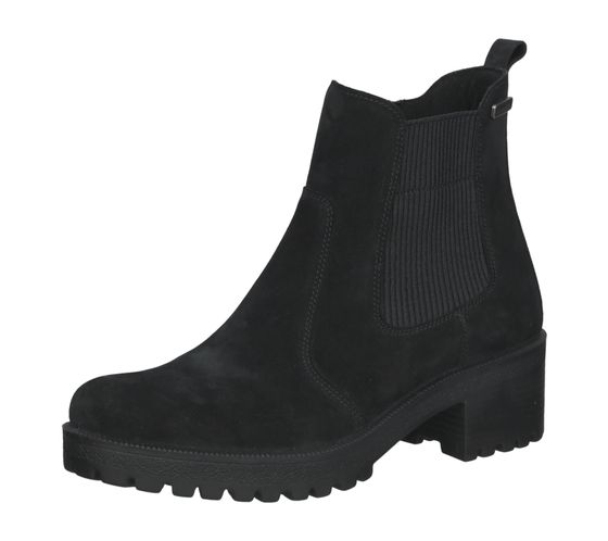 Bama chaussures pour femmes en cuir véritable bottes chaussures hautes avec fermeture éclair 1085003 noir