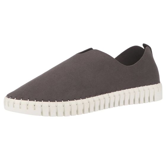 SANSIBAR women s slippers, stylish slip-on shoes, summer shoes 1073968 dark grey