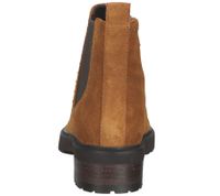 Bottines femme SPM Lano en cuir véritable avec rivets SPM11000017-03002-935 marron