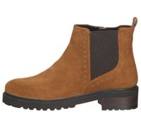 Bottines femme SPM Lano en cuir véritable avec rivets SPM11000017-03002-935 marron