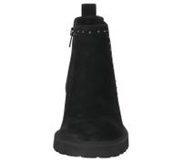 Bottines femme SPM Lano en cuir véritable avec rivets SPM11000017-03002-015 noir