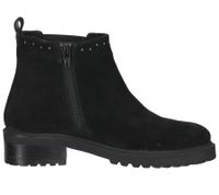 Bottines femme SPM Lano en cuir véritable avec rivets SPM11000017-03002-015 noir