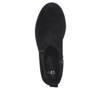 Bottines femme SPM Lano en cuir véritable avec rivets SPM11000017-03002-015 noir