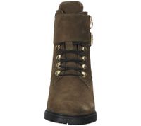 MEXX bottines pour femmes en cuir véritable avec boucles bottes avec fermeture éclair latérale 01-1087804 vert olive