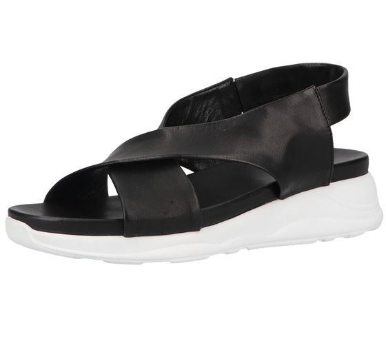 ILC Jerry women s sandal real leather sandals with small platform C43-3543-01 black