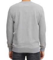 INDICODE IDForz men s cotton pullover crew neck sweater with large front print 55582MM Black, gray or blue INDICODE IDForz men s cotton pullover crew neck sweater with large front print 55582MM Black, gray or blue