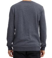INDICODE IDForz men s cotton pullover crew neck sweater with large front print 55582MM Black, gray or blue INDICODE IDForz men s cotton pullover crew neck sweater with large front print 55582MM Black, gray or blue