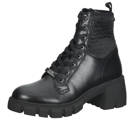 STEVE MADDEN Highroller women s genuine leather boots biker boots SM11001630-03001-017 black