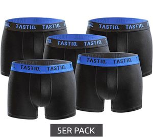 Lot de 5 boxers homme TASTIQ dans une boîte cadeau sous-vêtements en coton TAS/1/BCX5/UNI4 noir/bleu