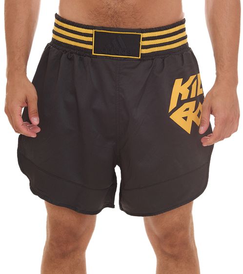 adidas Thaibox shorts kickboxing shorts for men and women sports shorts ADISKB02_ST black/gold