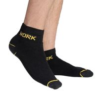 10 pairs of GRIPWOOL work socks, cotton socks, work socks, sneaker socks or long socks, black