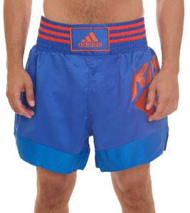 adidas Thaibox-Shorts Kickbox-Shorts für Damen und Herren Sport-Shorts ADISKB02_A Blau/Orange