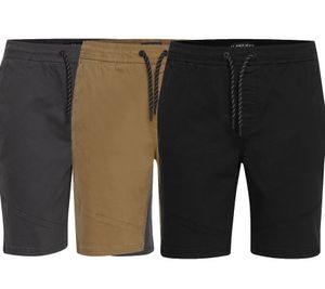11 PROJECT Gaeto Herren Baumwoll-Shorts nachhaltige kurze Bermuda mit Kordel 21300834 Schwarz, Beige oder Grau