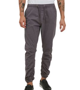 INDICODE Gillermo men s chino trousers, sustainable jogging pants with elastic leg cuffs 65293MM 910 grey