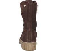 FRED DELA BRETONIERE Damen Stiefel Echtleder-Schuhe Schnür-Stiefel 184010063 Dunkelbraun