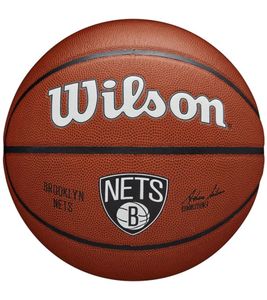 Wilson NBA Team Alliance Brooklyn Nets Basketball Größe 7 Sport-Ausrüstung WTB3100XBBRO Braun