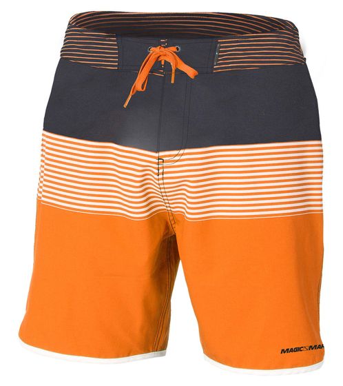 MAGIC MARINE ASTERN men's swimming trunks striped swimming shorts swimwear 15108.160070 orange/black