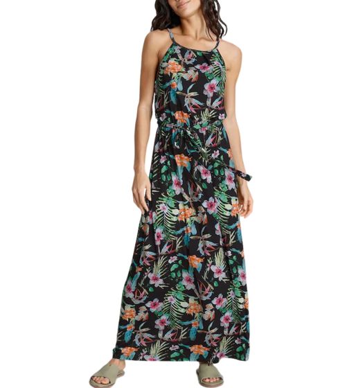 Laura Scott women's maxi dress sleeveless summer dress with floral pattern 12490902 green/multicolored