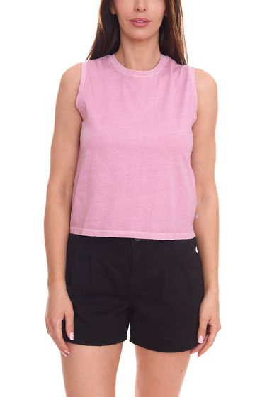 LTB DANOLO Damen Tank-Top Baumwoll-Shirt ärmelloses Sommer-Shirt 19401750 Rosa