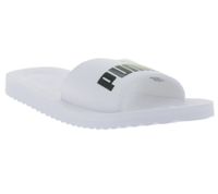 PUMA Purecat Bade-Latschen für Damen und Herren Sommer-Schlappen mit EVA-Sohle 360262 Schwarz, Weiß oder Rosa