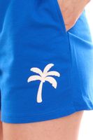 LTB Gonene women's shorts, short summer pants with palm embroidery, sweat pants, blue or white LTB Gonene women's shorts, short summer pants with palm embroidery, sweat pants, blue or white