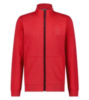 Gaastra Shipshape Giacca da uomo con zip intera pullover con logo marchiato e tasca a marsupio 355318241 R013 Rosso
