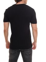 Lot de 10 chemises en coton pour hommes Kappa, chemise à col rond avec petit patch logo, chemise à manches courtes, T-shirt, pack économique 711169 blanc, bleu ou noir Lot de 10 chemises en coton pour hommes Kappa, chemise à col rond avec petit patch logo, chemise à manches courtes, T-shirt, pack économique 711169 blanc, bleu ou noir