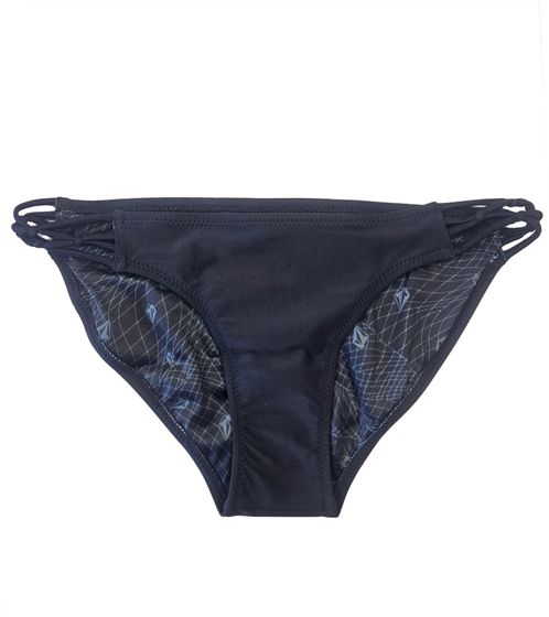 VOLCOM Simply Solid Full women's bikini bottoms, swimwear, side cut outs, bikini bottom O2212107 black