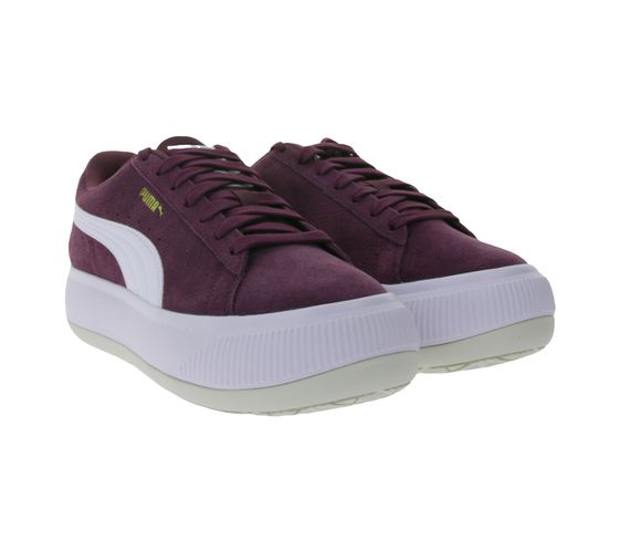 PUMA Suede Mayu women's sneakers fashionable real leather shoes with EVA midsole 380686 10 purple