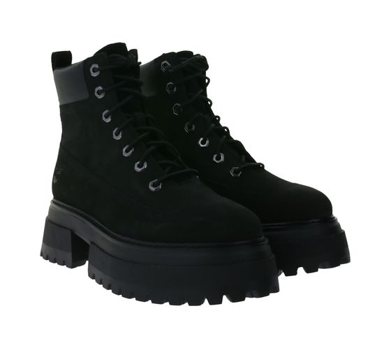 TIMBERLAND Sky 6Inch Lace Up Bottines à plateforme durables pour femmes avec semelle Ortholite 0A428J 001 Noir