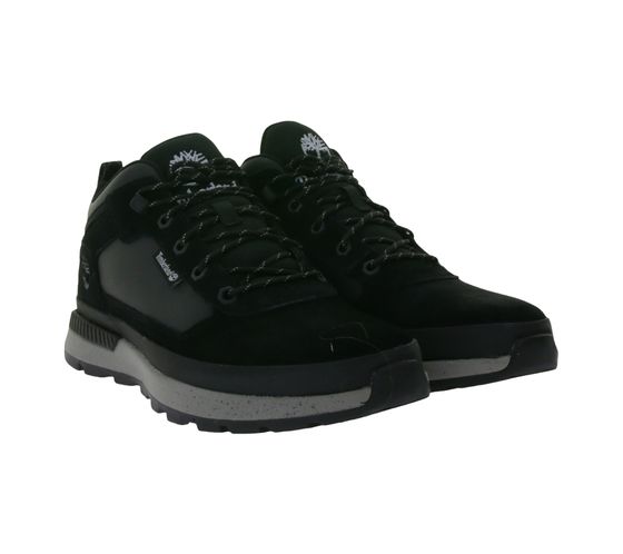 Timberland Field Trekker men's genuine leather shoes, everyday shoes, leisure sneakers, lace-up shoes TB 0A65HZ 015 black/grey