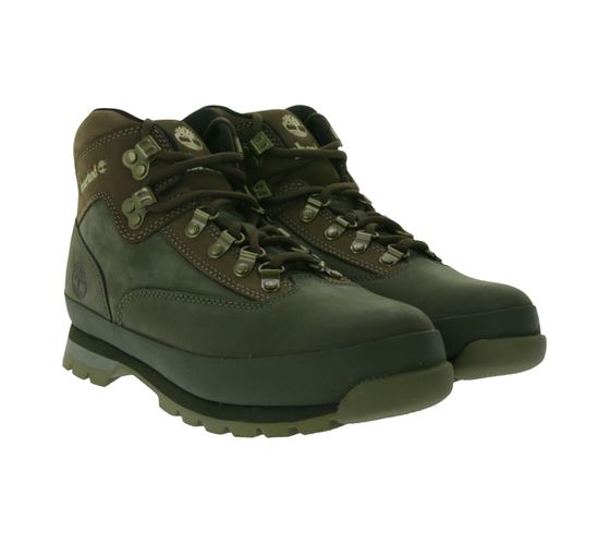 Timberland Euro Hiker men's waterproof hiking shoes mid-top trekking boots TB 0A5ZHH A58 dark green