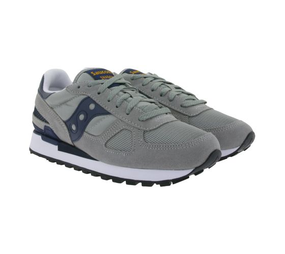 Saucony Shadow Original everyday sneakers with real leather details sports shoes S2108-563 gray