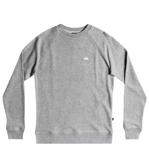 Quiksilver Essentials men's sweatshirt fashionable round neck sweater cotton sweater EQYFT04647 SJSH gray