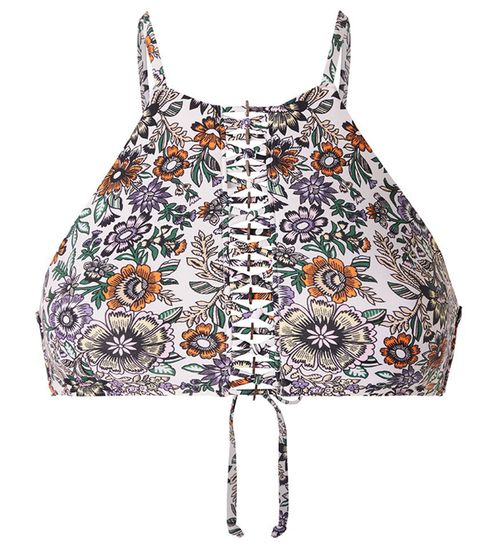 O`NEILL Soara Coco Damen Bikini-Oberteil Bikini-Top mit Schnürungen Bademode 0A8532 7920 Mehrfarbig