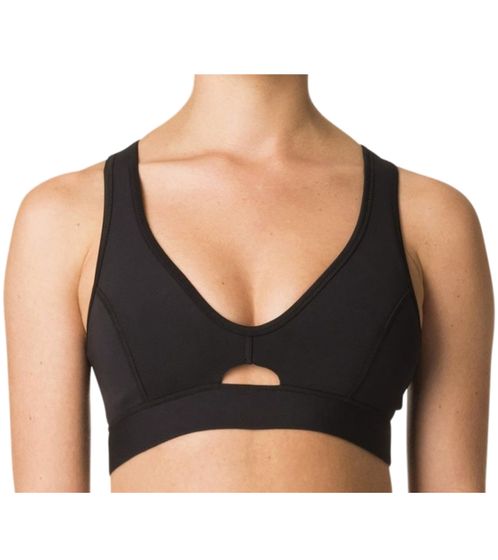 RIP CURL G-Bomb Damen Bikini-Oberteil flexibles Neopren-Top Bademode WVE7HW Schwarz