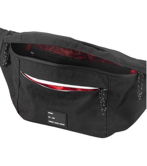 forvert Danko Fanny Pack stylische Bauch-Tasche mit Haupt- und Innenfach 169114 Schwarz