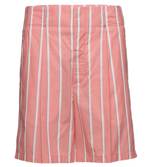 Peak Performance W Lux SH Shorts Women's Cotton Shorts Chino Pants G64911002-985 Salmon/White