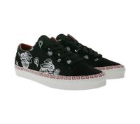 VANS Style 36 women's genuine leather sneakers, fashionable low-top shoes with rabbit print VN0A54F6BM81 black/white