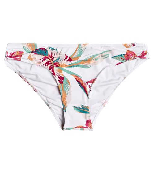 ROXY Lahaina Bay Damen Bikini-Slip mit floralem Print Badehose Bademode ERJX403887 WBB7 Weiß/Bunt