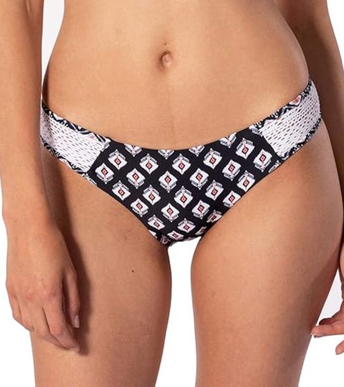 RIP CURL Odesha Geo Good women's bikini bottoms, swimming trunks with all-over design and side cut-outs, swimwear GSINR5 90 black
