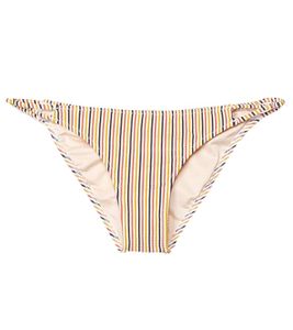 Braguita de bikini de mujer VOLCOM E'Ry Minute Hipster a rayas con aberturas laterales O2212003 MLT colorido
