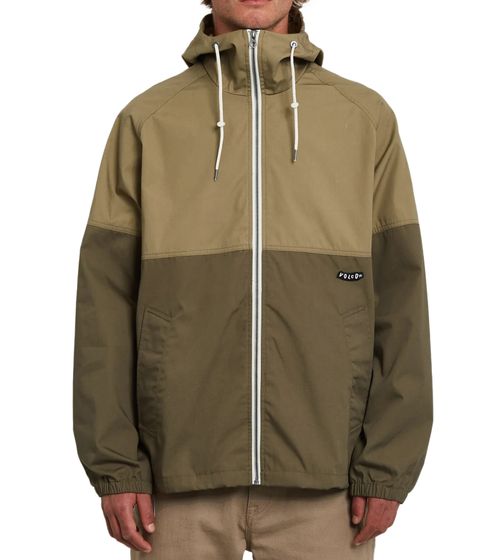 VOLCOM Wardho men's transitional jacket with TeflonEcoElite wind jacket A1512205 TMB brown