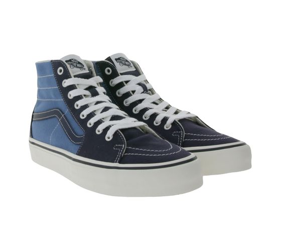 VANS Sk8-Hi Tapered Vr Sneaker stylish high-top shoes with logo on the heel VN0009Q010F1 Blue
