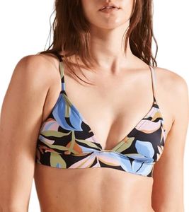 BILLABONG A-Div Banded Damen Bikini-Oberteil mit floralem Muster Schwimm-Top C3ST34BIP2-1220 Bunt