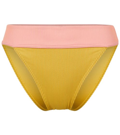 BILLABONG Hi Life Aruba Women's Swimwear Bikini Bottoms Bikini Panty Tight-Fitting C3SB62BIP2-0177 Yellow Brown/Pink